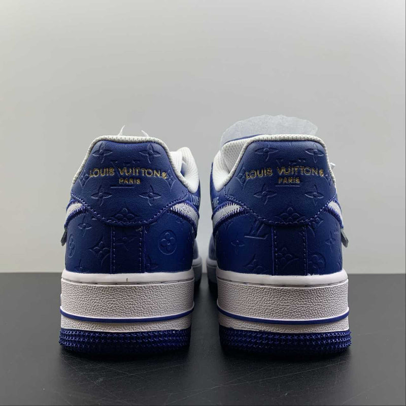 Nike Air Force 1 - Louis Vuitton - Blue Embossing