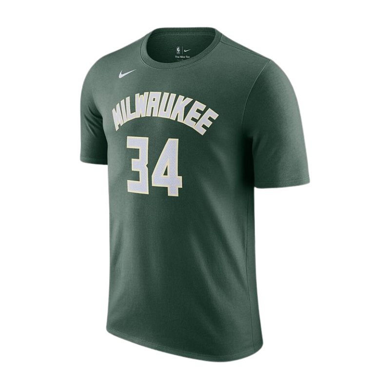 Camiseta Masculina - Milwaukee Bucks - 34 Antetokounmpo