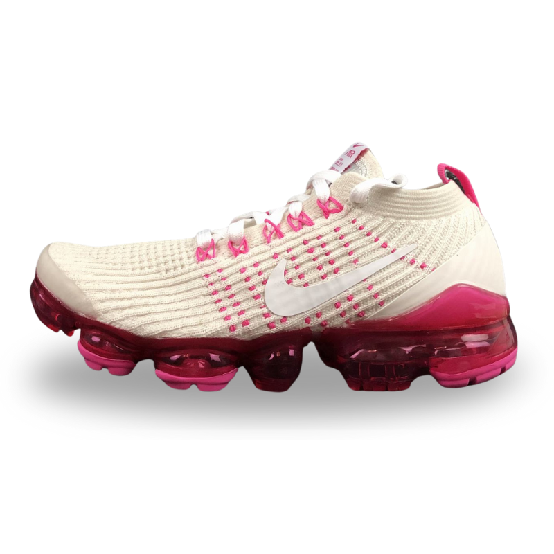 Nike Air Vapormax Flyknit 3 - Phantom / White - Laser Fuchsia