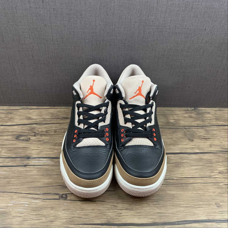 Nike Air Jordan 3 - Retro - Black / Rush Orange - Fossil Stone - Sail