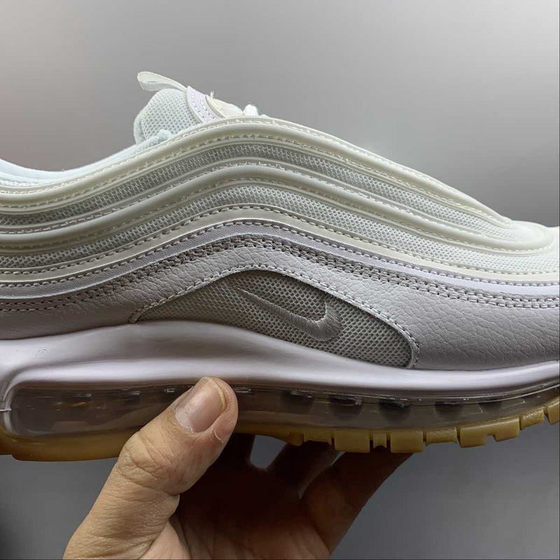 Nike Air Max 97 - White / White - Gum Light Brown