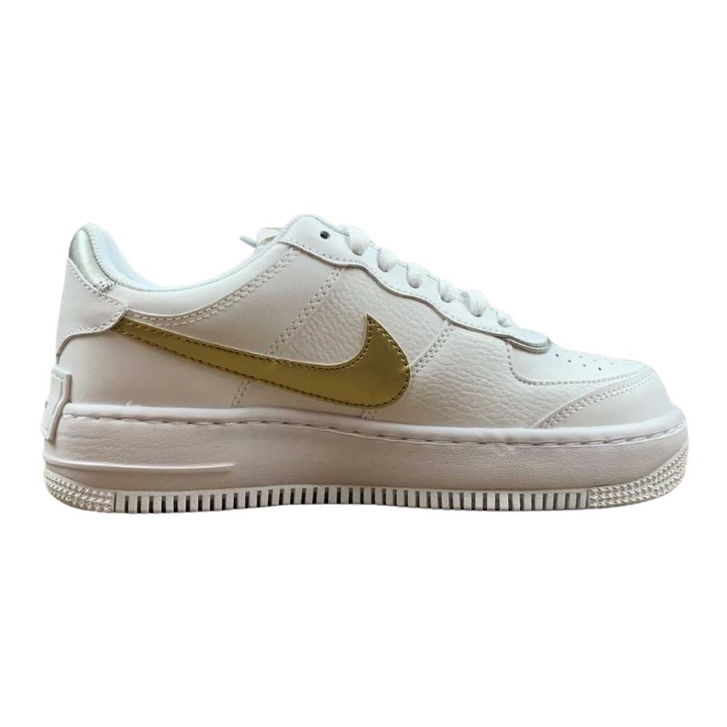 Nike Air Force 1 - Shadow - White / Metallic Gold