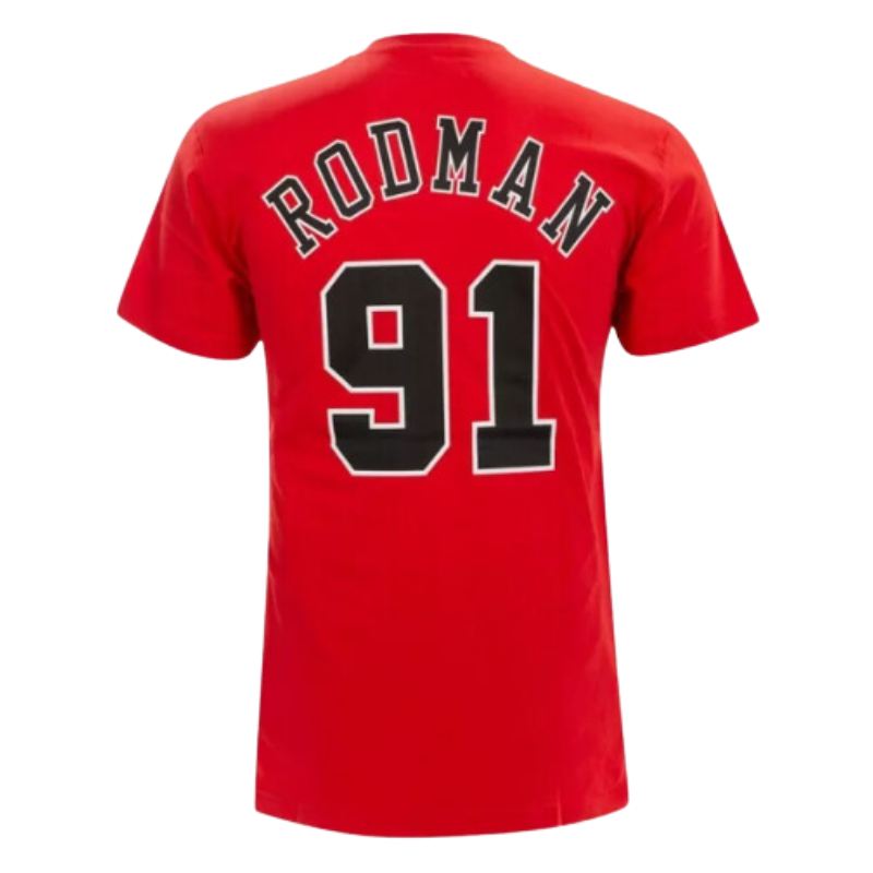 Camiseta Masculina - Chicago Bulls - 91 Rodman