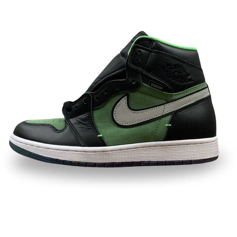 Nike Air Jordan 1 - HI Zoom AIR - Green Black / Black Sail