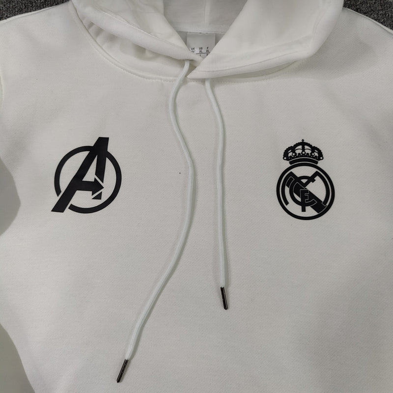 Blusa Moletom Com Capuz Real Madrid / Avengers