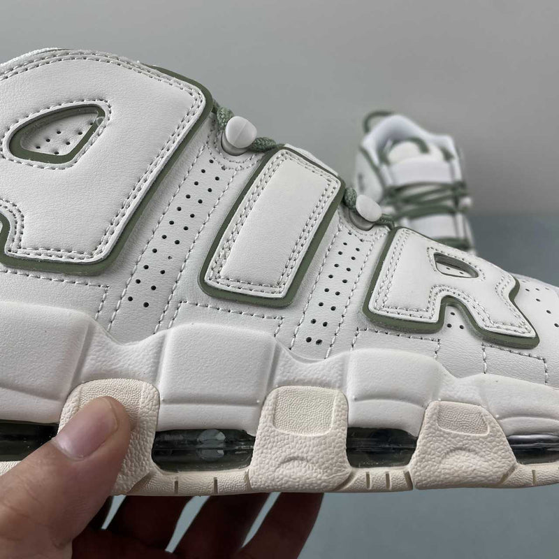 Nike Air More - Uptempo BG - Sail / Oil Green