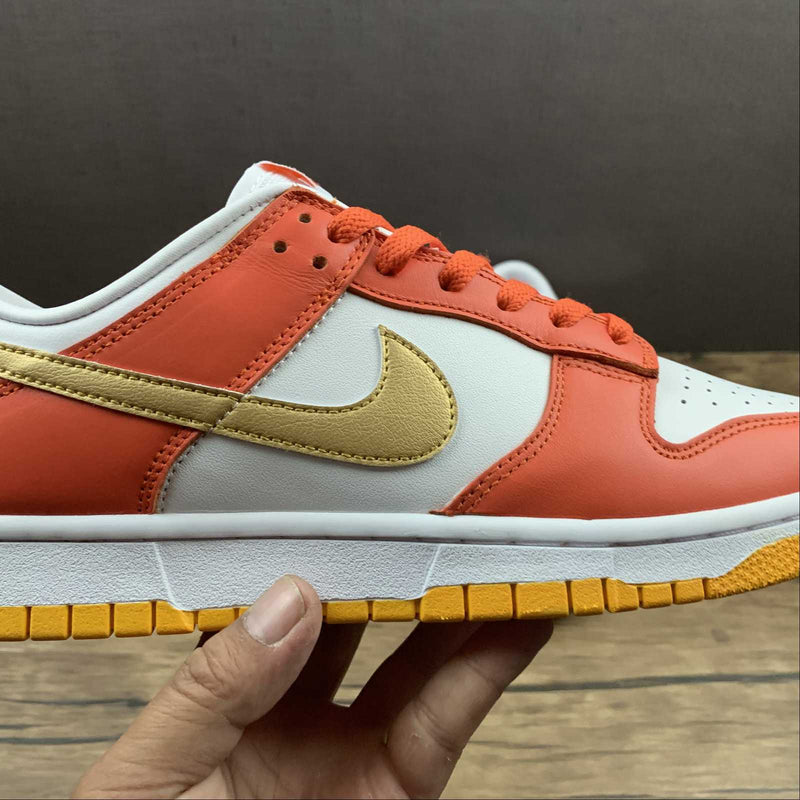 Nike Dunk Low - Orange / White / Yellow / Gold