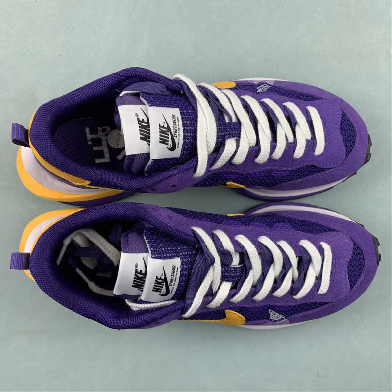 Nike Sacai - Vaporwaffle - Purple / White / Yellow