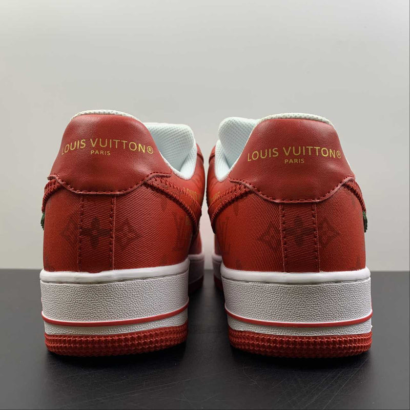 Nike Air Force 1 - Louis Vuitton - White / Red