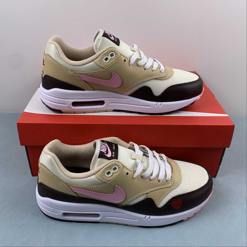 Nike Air Max 1 - 87 - Sesame / Med Soft Pink