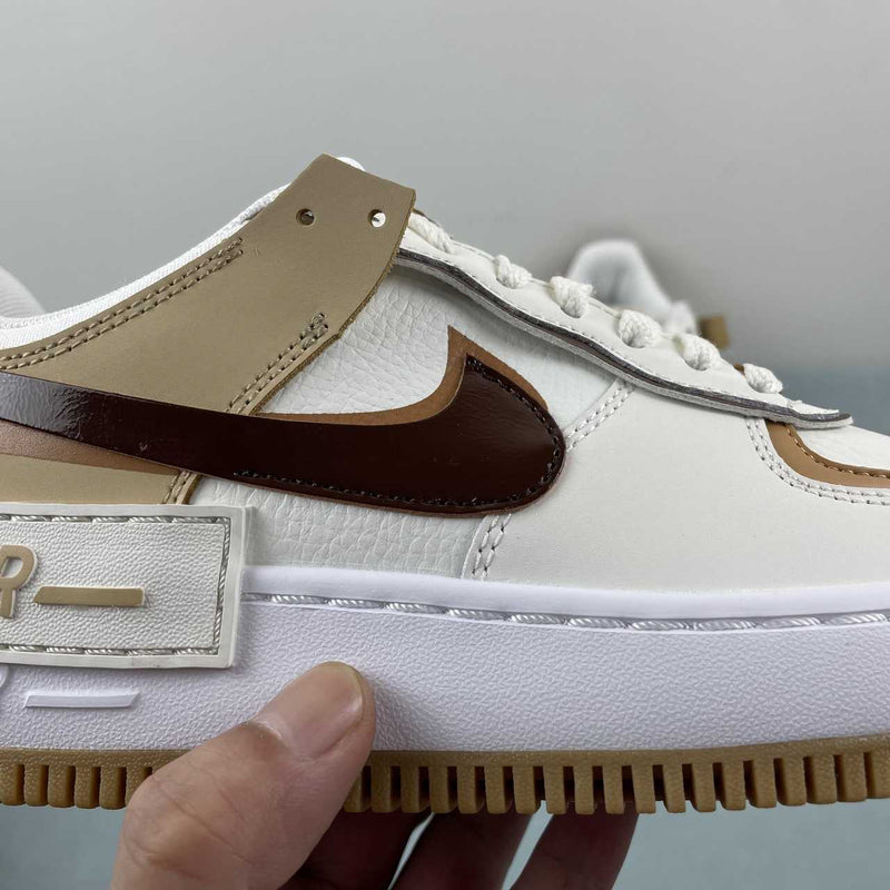 Nike Air Force 1 - Shadow - Sail / Cacao Wow - Flax - Sesame