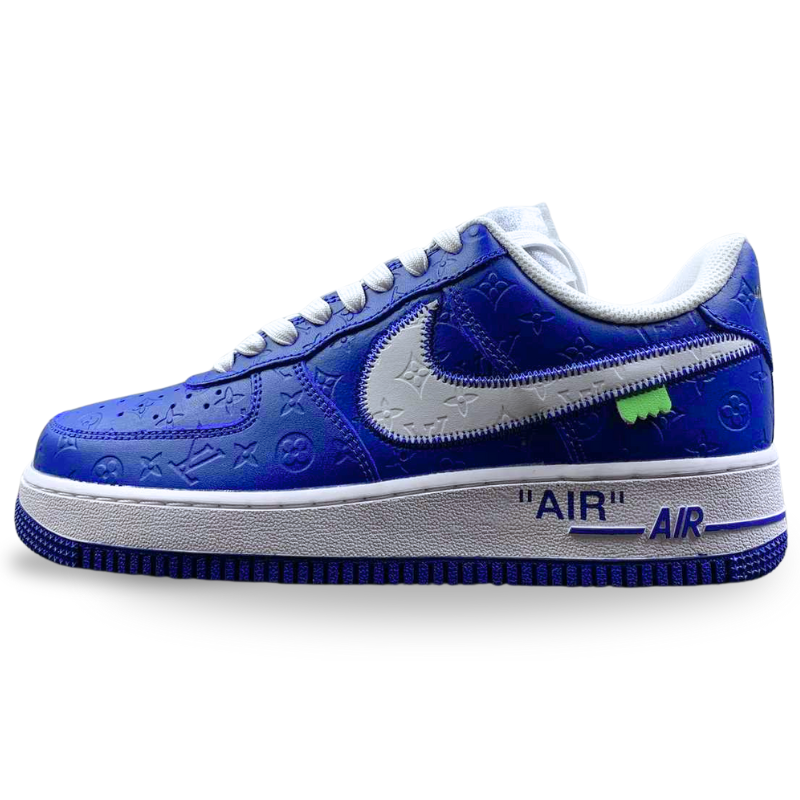 Nike Air Force 1 - Louis Vuitton - Blue Embossing