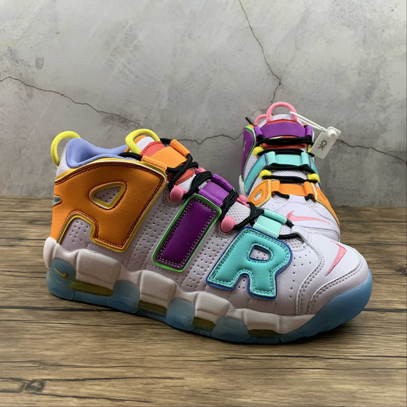 Nike Air More - Uptempo - Barely Grape / Orange Peel