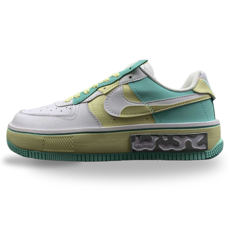 Nike Air Force 1 - Fontanka - White / Yellow / Green