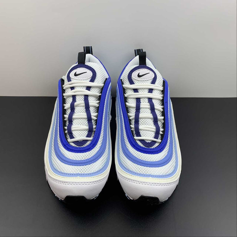 Nike Air Max 97 - White / Black - Psychic Blue