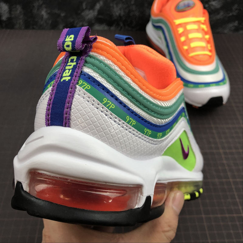 Nike Air Max 97 - OA JL - White / Hyper Violet - Volt