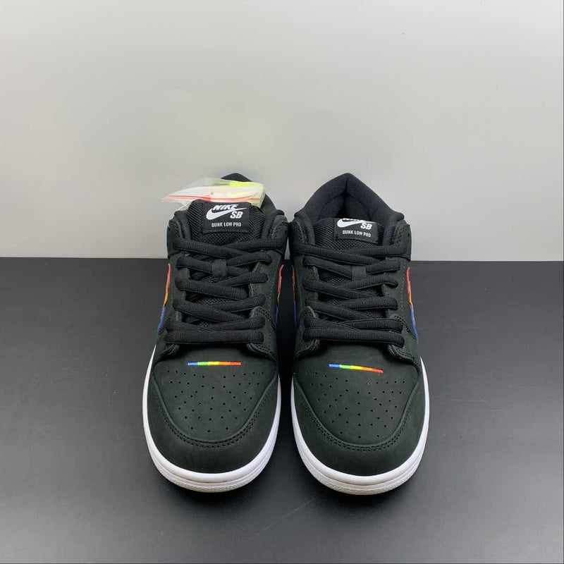 Nike Dunk Low - SB - Black / White / Rainbow