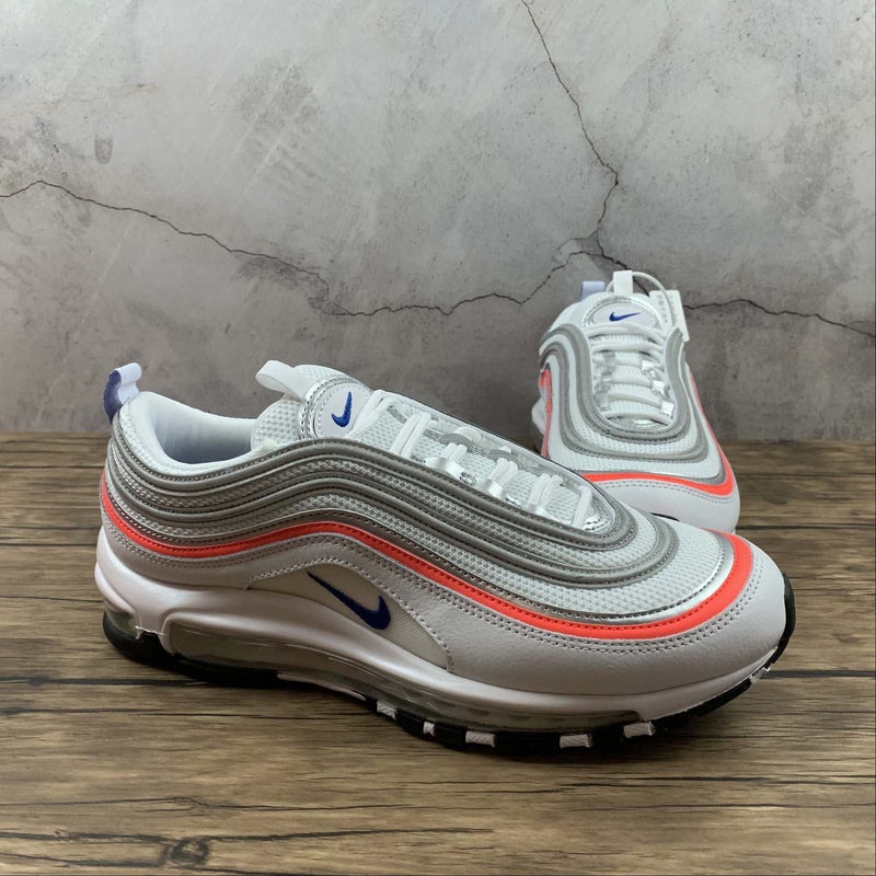 Nike Air Max 97 - ESS - White / Racer Blue - Flash Crimson