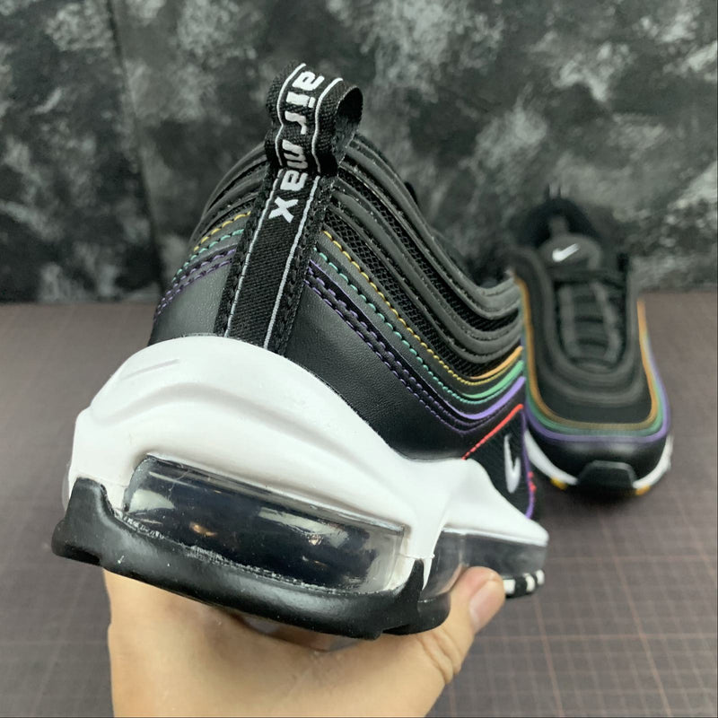 Nike Air Max 97 - Black / White - Psychic Purple