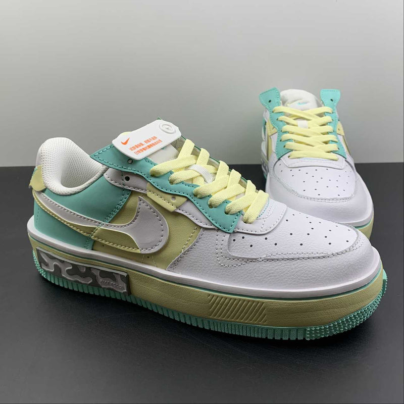 Nike Air Force 1 - Fontanka - White / Yellow / Green