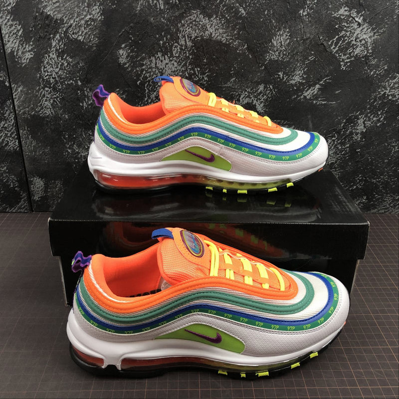 Nike Air Max 97 - OA JL - White / Hyper Violet - Volt