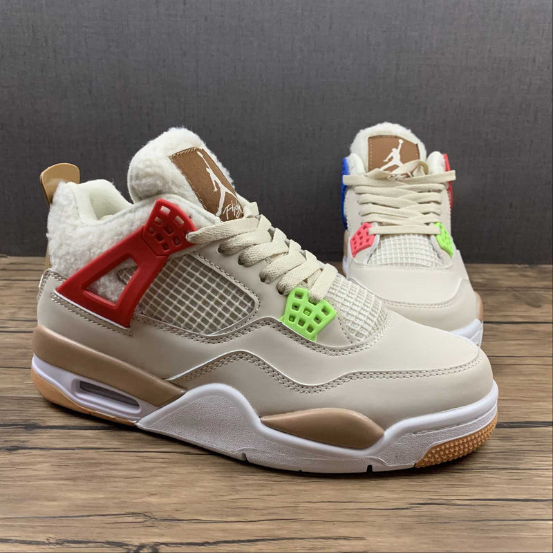 Nike Air Jordan 4 Retro - Rice White / Seven Color