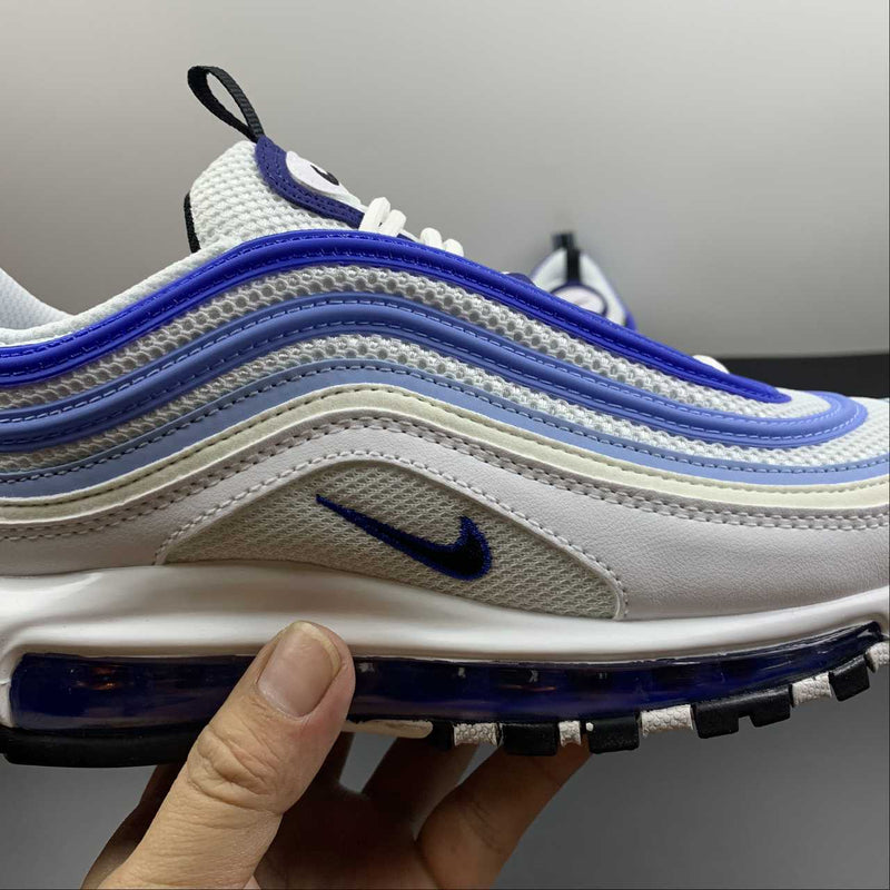 Nike Air Max 97 - White / Black - Psychic Blue