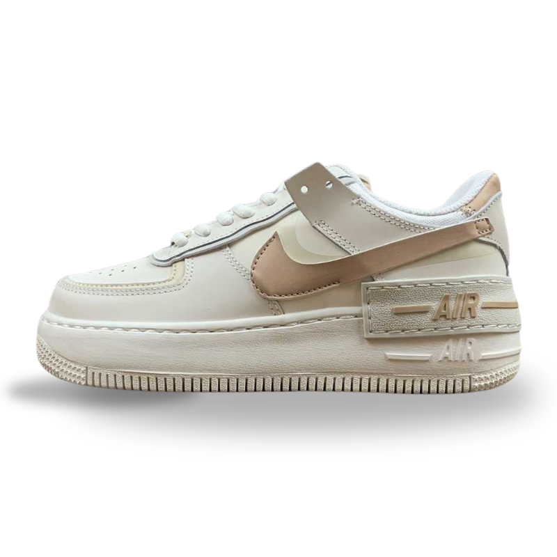 Nike Air Force 1 - Shadow - Sail / Hemp - Fossil - Light Bone