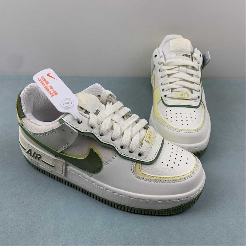 Nike Air Force 1 - Shadow - Sail / Oil Green - Alabaster