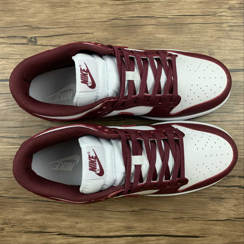 Nike Dunk Low - White / Wine Red