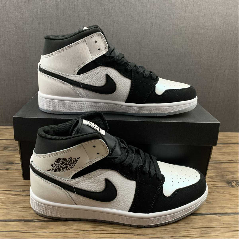 Nike Air Jordan 1 - MID - White / Black