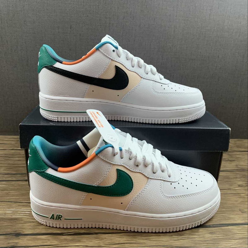 Nike Air Force 1 - '07 - LOW EMB - White / Green / Black