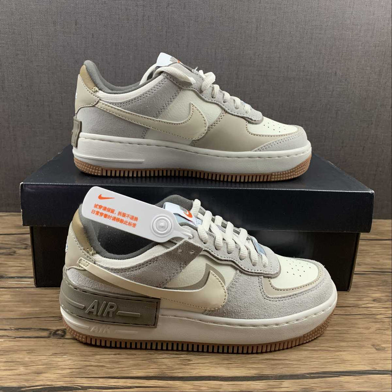 Nike Air Force 1 - Shadow - Sail / Pale Ivory - Sail - Grey Fog