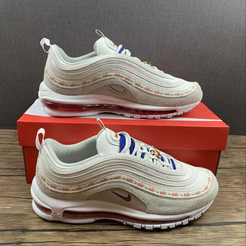 Nike Air Max 97 - SE - Light Bone / University Red