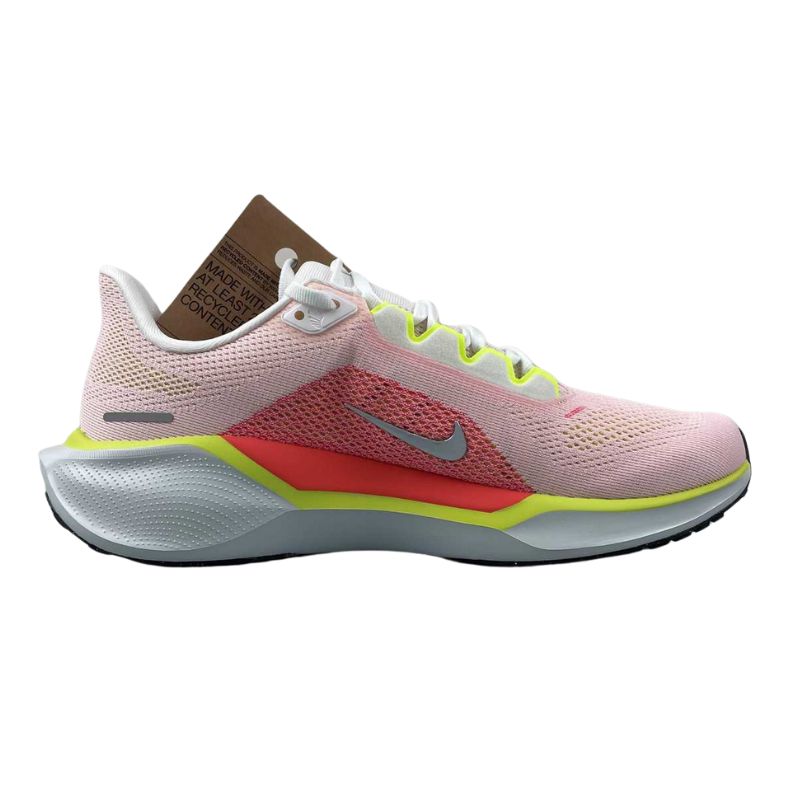 Nike Air Zoom - Pegasus 41 - White / Yellow Green / Deep Red / Glacier Blue / Black