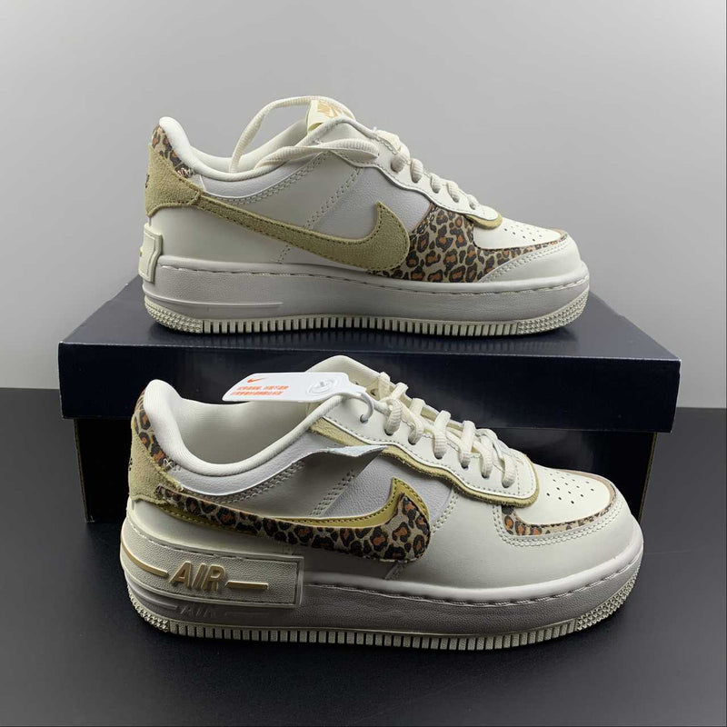 Nike Air Force 1 - Shadow - Sail / Mult - Color - Sesame - Black