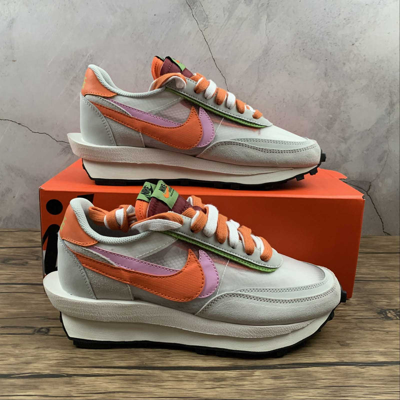 Nike Sacai - Ldwaffle - Grey / Orange - Grey