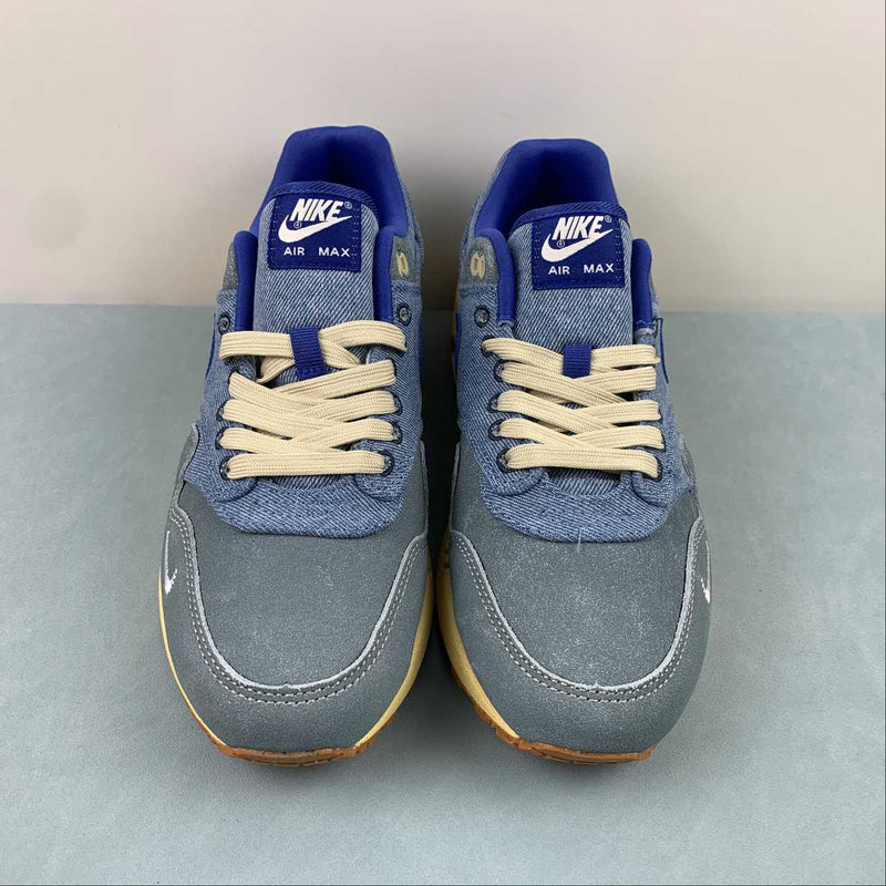 Nike Air Max 1 - PRM - Mineral Slate / Deep Royal Blue