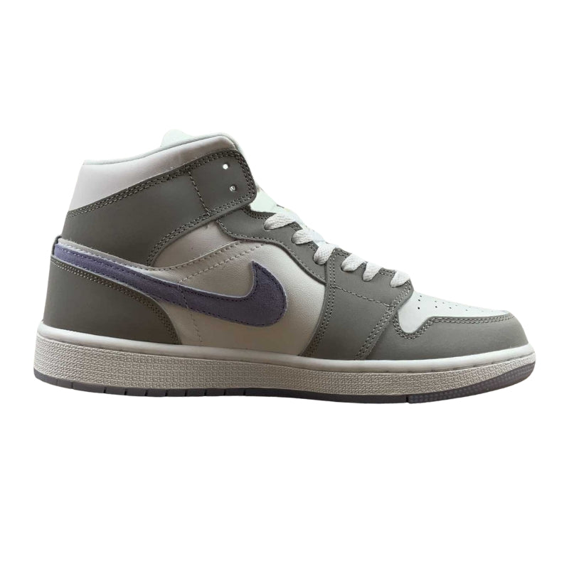 Nike Air Jordan 1 - MID - White / Gray / Blue