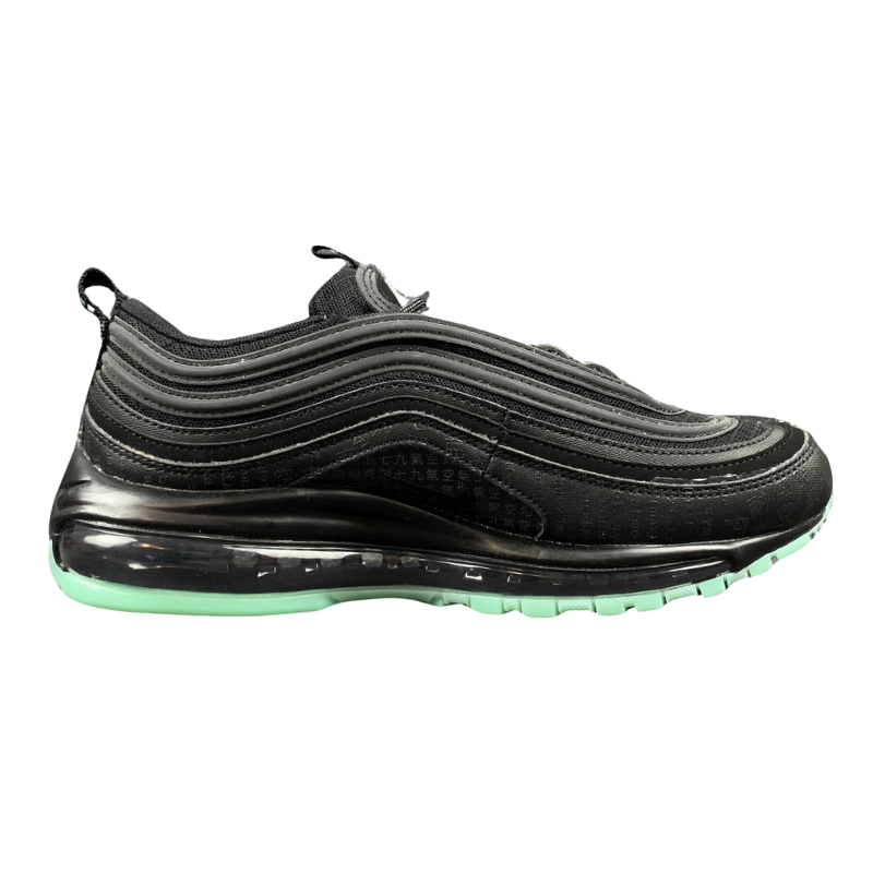 Nike Air Max 97 - Black / Black - Green Glow