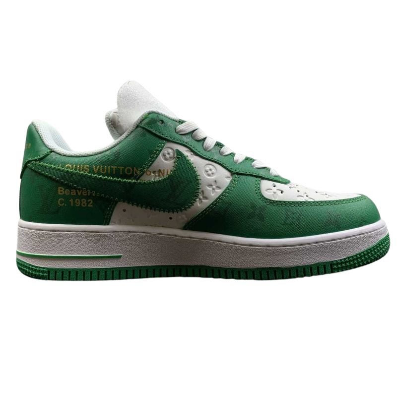 Nike Air Force 1 - Louis Vuitton - White / Green