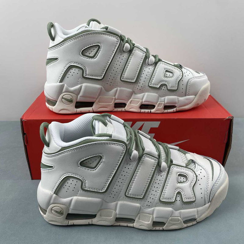 Nike Air More - Uptempo BG - Sail / Oil Green