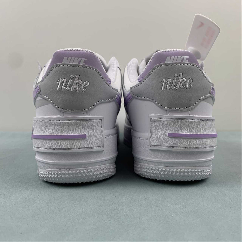 Nike Air Force 1 - Shadow - White / Lilac Bloom - Photon Dust