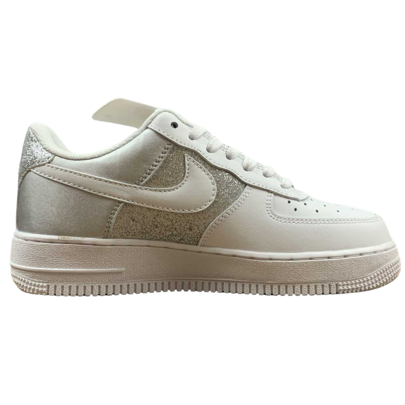 Nike Air Force 1 - '07 - White / White - Metallic Silver