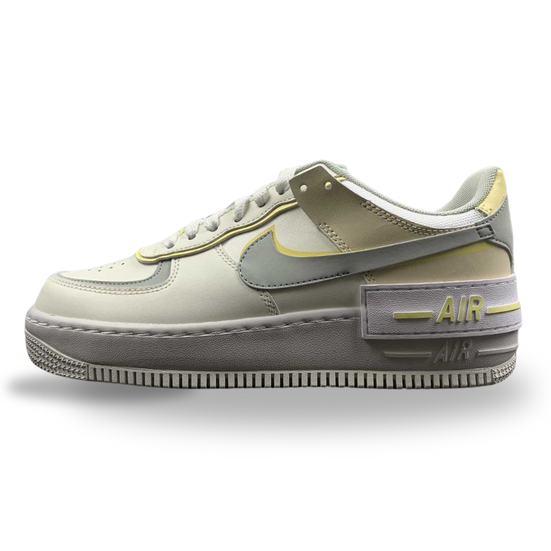 Nike Air Force 1 - Shadow - Sail / Light Silver - Citron Tint