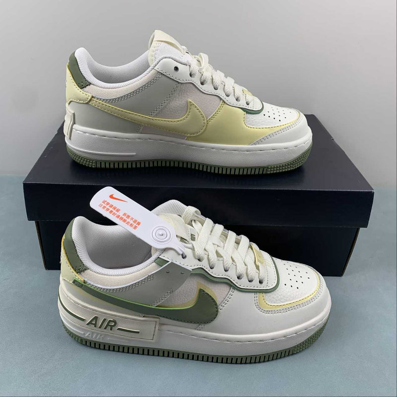 Nike Air Force 1 - Shadow - Sail / Oil Green - Alabaster