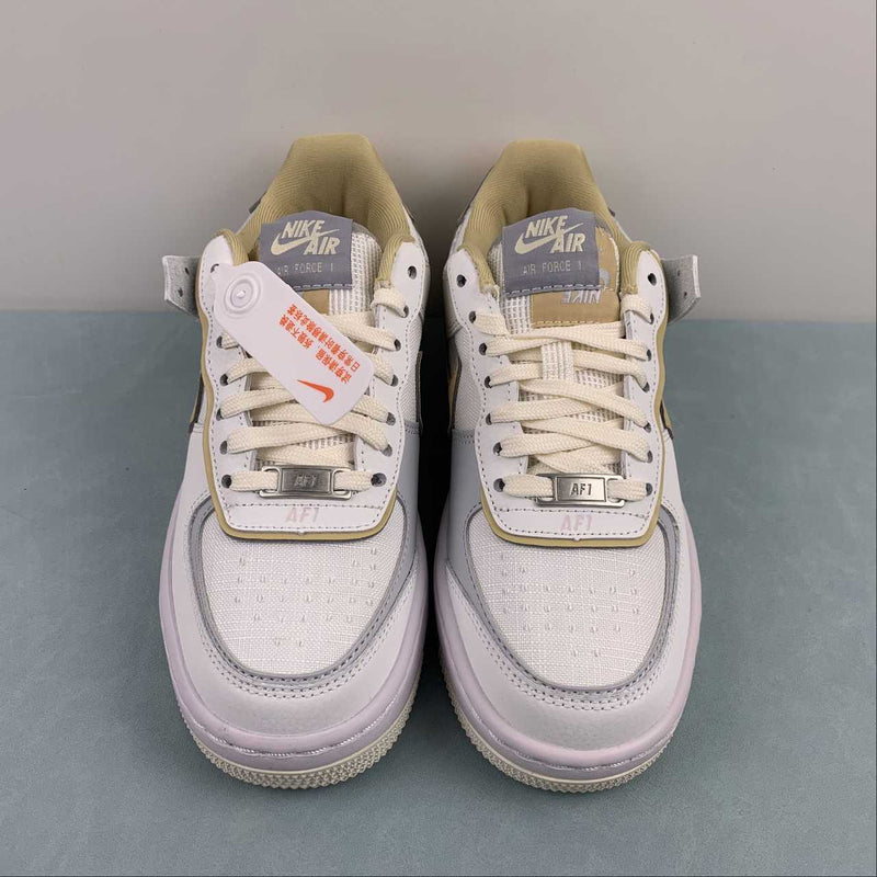 Nike Air Force 1 - Shadow - Summit White / Sesame - Wolf Grey