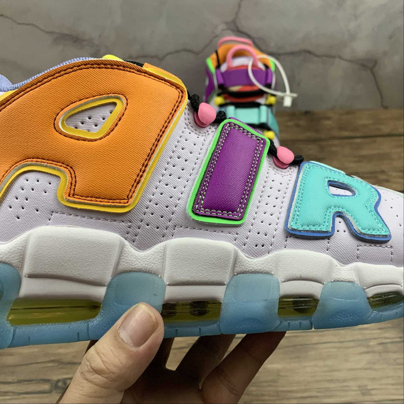 Nike Air More - Uptempo - Barely Grape / Orange Peel