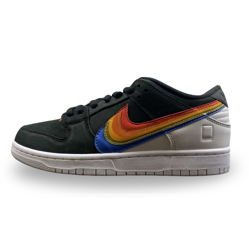 Nike Dunk Low - SB - Black / White / Rainbow