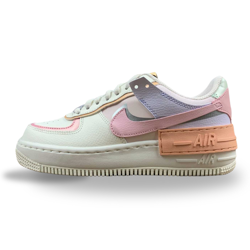 Nike Air Force 1 - Shadow - Sail / Pink Glaze - Orange Chalk